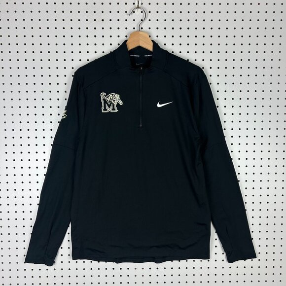Nike 1 Cent Memphis Tigers Medium Quarter Zip Black Basketball Penny 901 Dri Fit